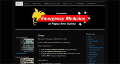 Desktop Screenshot of emergencymedicinepng.com